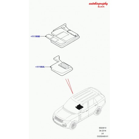 Land rover garniture insonorisation plancher Range L405 (LR052449)