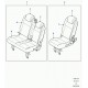 Land rover ensemble appui-tete Defender 90, 110, 130 (LR052743)