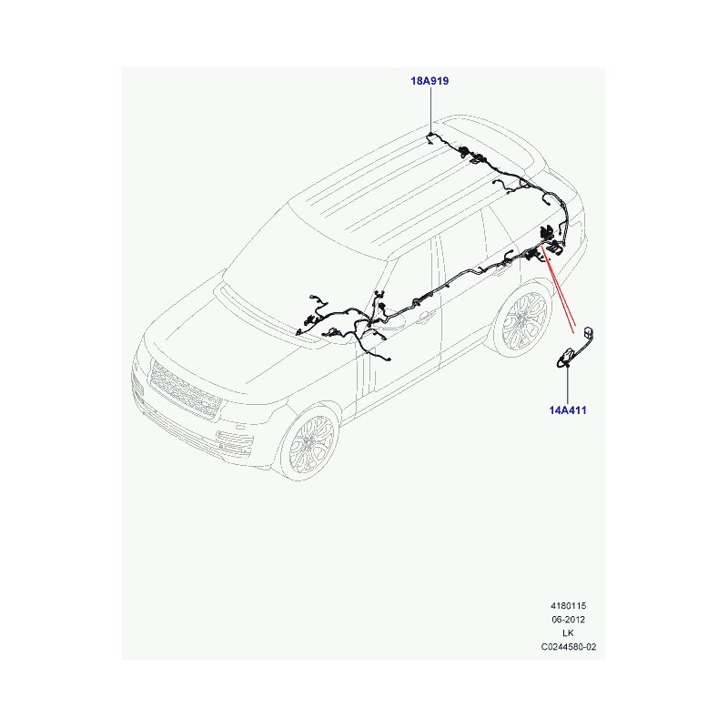 Commander amplificateur antenne radio Range L405 LAND ROVER (LR037998) pas  cher sur RLD Autos