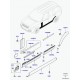 Land rover moulure exterieure porte Range L405 (LR056142)