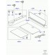 Land rover plaque de maintien Discovery 3 (LR057191)