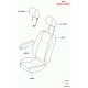 Land rover garnissage coussin de siege Discovery 3 (LR057935)