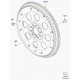 Land rover disque entrainement convertisseur Range Sport (LR058094)