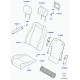 Land rover garnissage dossier de siege Range L405 (LR058263)