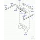 Land rover longeron coffre a bagages insert Range Sport (LR061067)