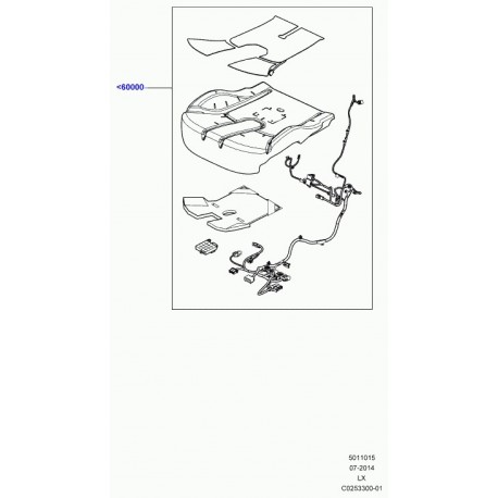 Land rover kit occupancy sensor Range Sport (LR063044)