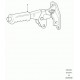 levier commande de frein a main Defender 90, 110, 130