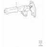 levier commande de frein a main Defender 90, 110, 130