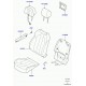 Land rover garnissage coussin de siege Range Sport (LR067531)