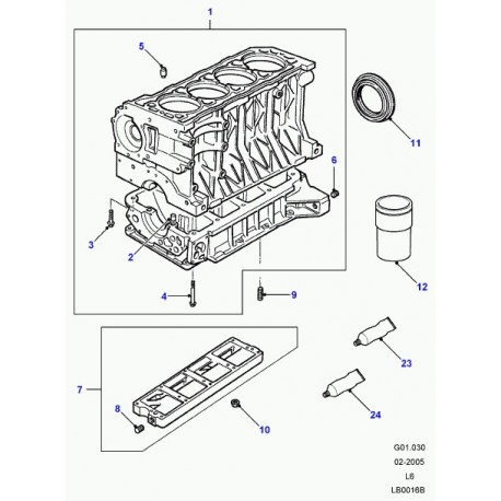 Land rover joint Freelander 1 (LUF000050L)