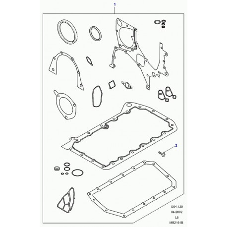 Land rover jeu de joints Freelander 1 (LVQ101240L)