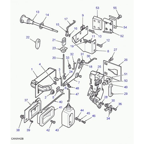 Land rover barrette de tension Discovery 1 (MTC9289)