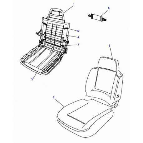 Land rover membrane Discovery 1 (MTC9931)