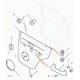 douille de bouton pression Discovery 1, 2,  Freelander 1 et Range P38