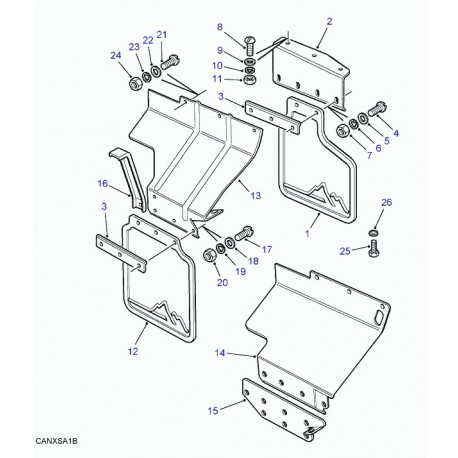 Land rover support Discovery 1, 2 (MXC6094)