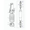 support jambe de suspension Defender 90, 110, 130, Discovery 1, Range Classic