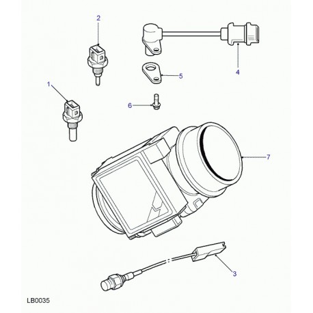 Land rover entretoise Freelander 1 (NSJ100050L)