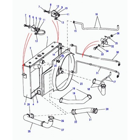 Land rover raccord Discovery 1 (NTC3858)