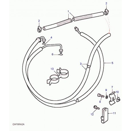 Land rover tuyau flexible reservoir a pompe Discovery 1 (NTC6069)