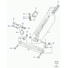 silenbloc tirant avant cote pont Defender 90, 110, 130, Range Classic