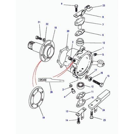Land rover agrafe de cable Discovery 1 (NTC6994)