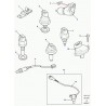 contact de pression d'huile Defender 90, 110, 130,  Discovery 2 et Freelander 1