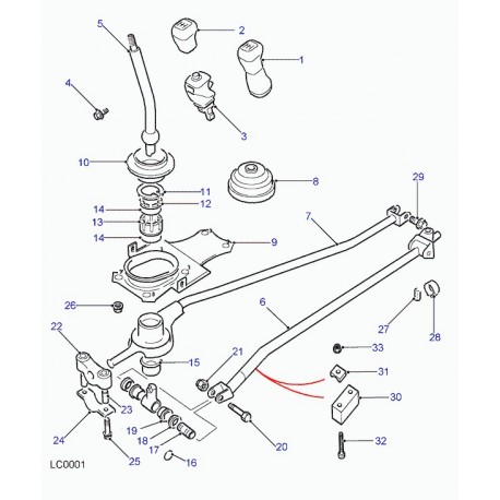 Land rover goupille elastique Freelander 1 (PA116221L)