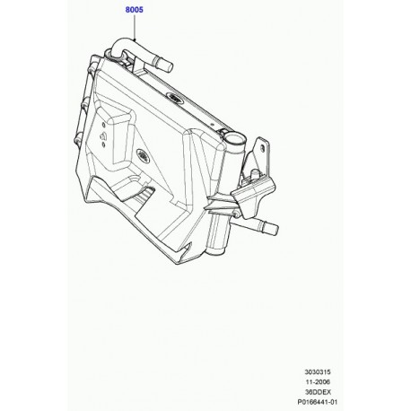 Land rover radiateur Range Sport (PCC500390)