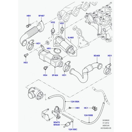 Land rover senseur Range L322 (PEL000070)