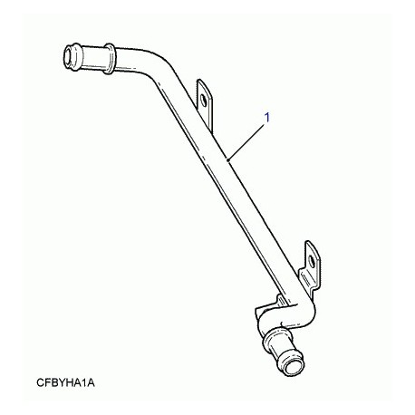 Land rover durite de chauffage Discovery 2 (PEP102671)