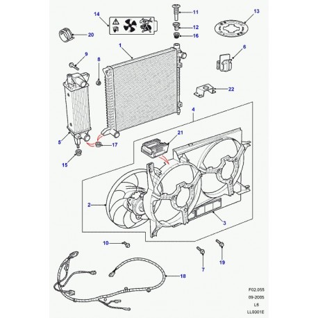 Land rover couverture Freelander 1 (PGK100660)