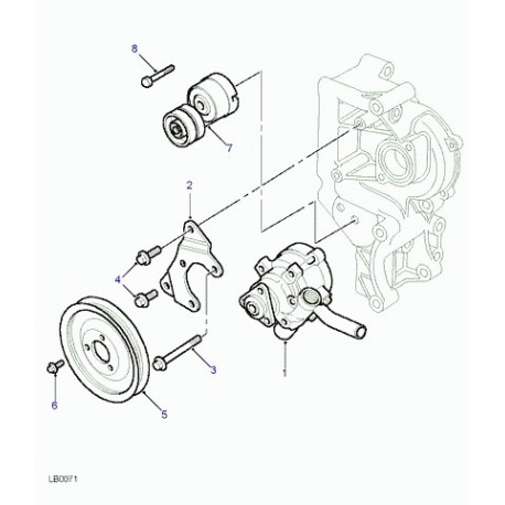 Land rover tendeur Freelander 1 (PQG100230L)