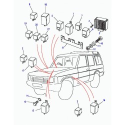 RELAIS DE PRECHAUFFAGE 200 et 300TDI