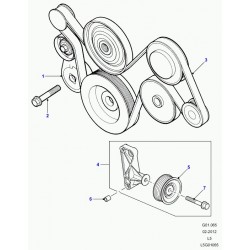 Set Of 3 Jeu De Poulies De Tendeur De Courroie D'entraînement, Pour Land  Rover Freelander 2 Volvo S60 80 Xc70 Lr003570 Lr004667 Lr006076, 3,2 L  Nipseyteko