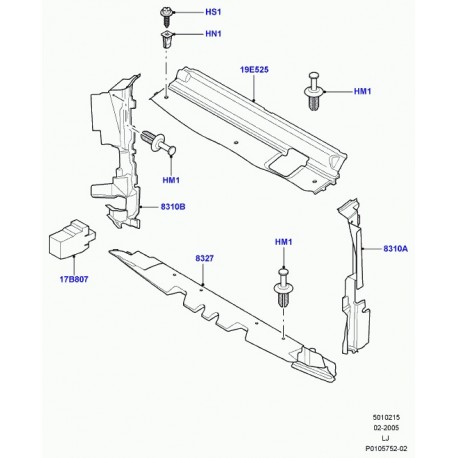 Land rover vis a tole Range L322 (PYP000170)