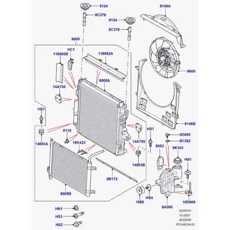 Land rover joint Range Sport (PZB500020)