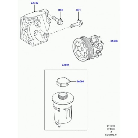 Land rover chapeau Discovery 3, Range L322, Sport (QEZ500010)