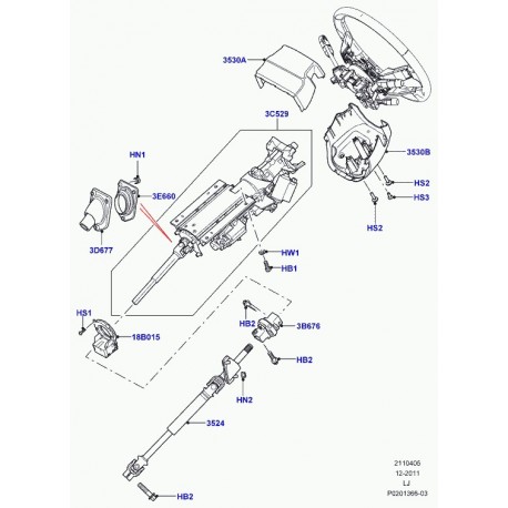 Land rover vis Range L322 (QYG000020)