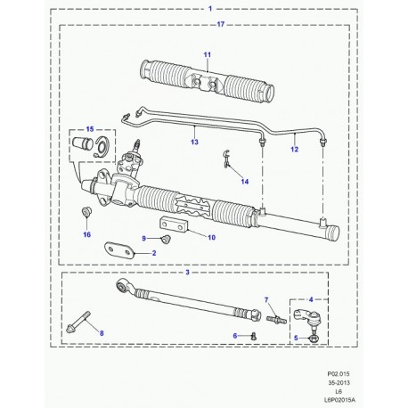 Land rover boulon Freelander 1 (QYP000010)