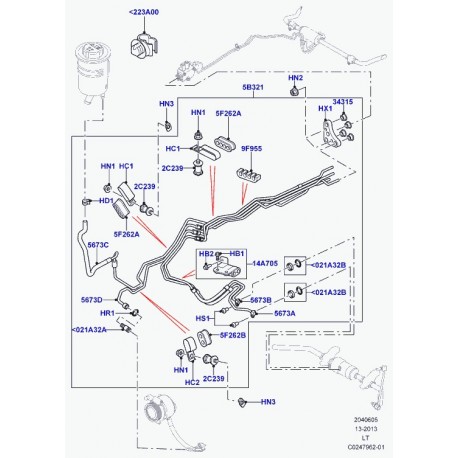 Land rover support Range Sport (RQU500090)