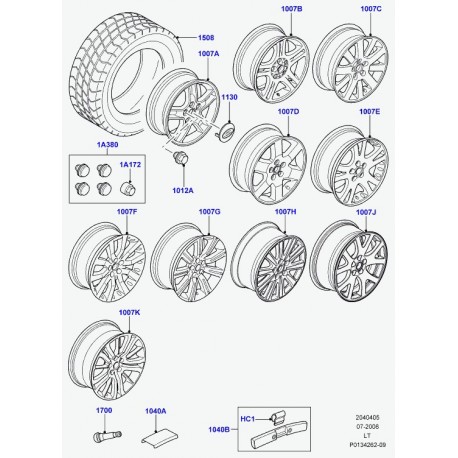 Land rover elge leichtetall Range Sport (RRC500681MNH)