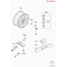 capuchon ecrou de roue antivol Range L322