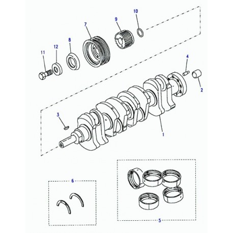 Land rover rondelle de pression Defender 90, 110, 130 et Discovery 1 (RTC2825)