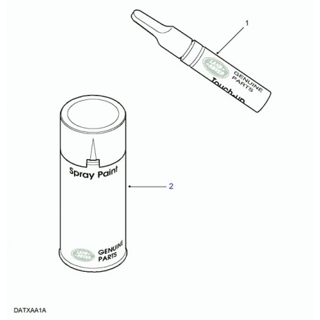 Land rover peinture bombe aerosol Range P38 (RTC4055VA)