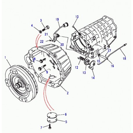 Land rover arbre Discovery 1 (RTC4285)