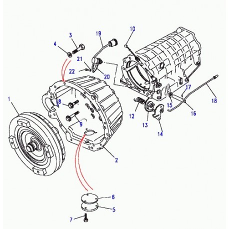 Land rover goupille elastique Discovery 1, 2 et Range P38 (RTC4290)