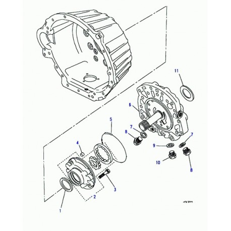 Land rover rondelle de joint Discovery 1, 2 et Range P38 (RTC4338)