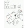 jeu pieces fixation plaque porte garniture Defender 90, 110, 130 et Discovery 1