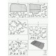 jeu pieces grille separation chiens Defender 90, 110, 130