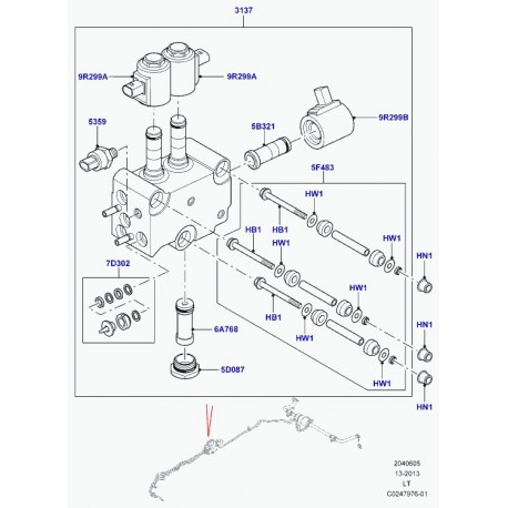 Land rover filtre Discovery 2 et Range Sport (RVJ100010)